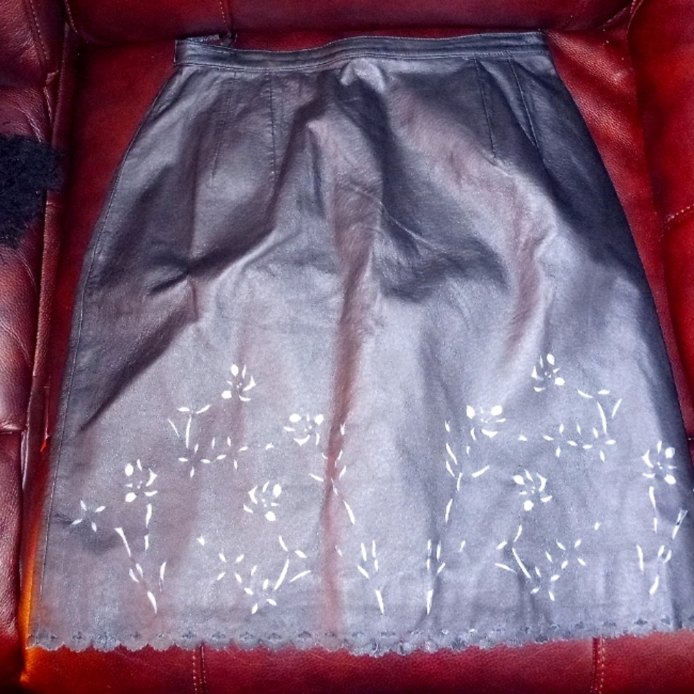 Women's Leather Mini Skirt